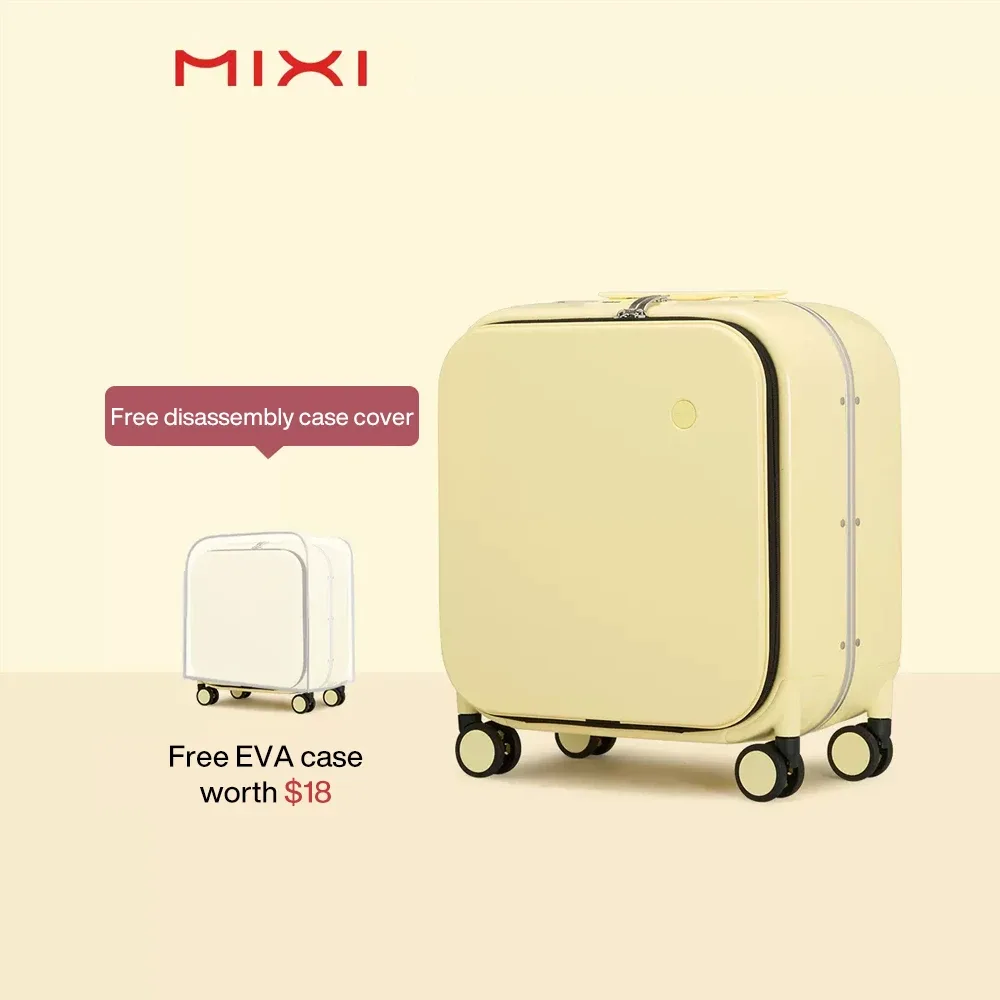 mixi marque design de luxe valise à main en polycarbonate voyage bagage roulant avec roues spinner serrure tsa 18 20 pouces