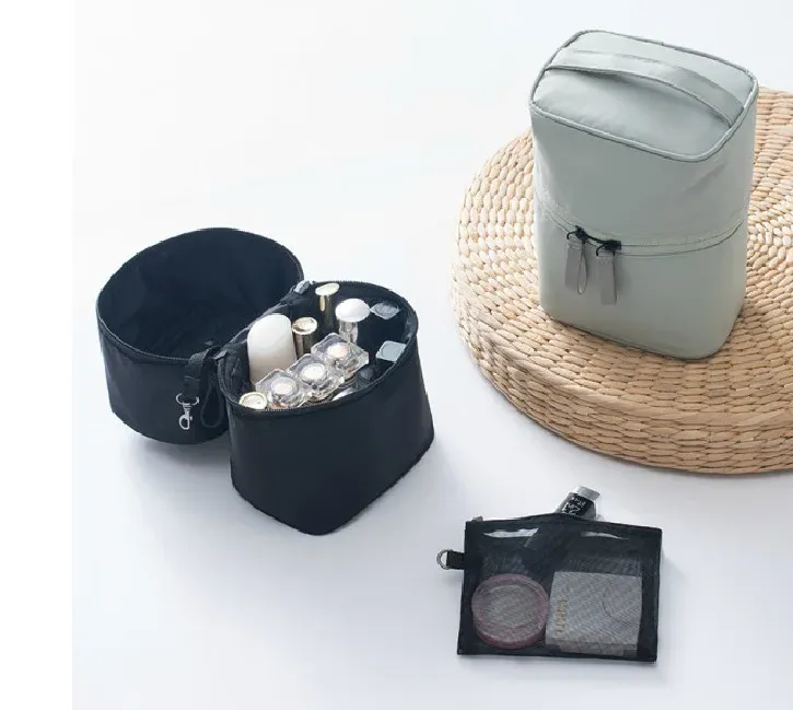 sac à cosmétiques étanche pour voyage en plein air, simple, portable, grande capacité, sac de rangement de toilette multifonction pour dames, sac de beauté