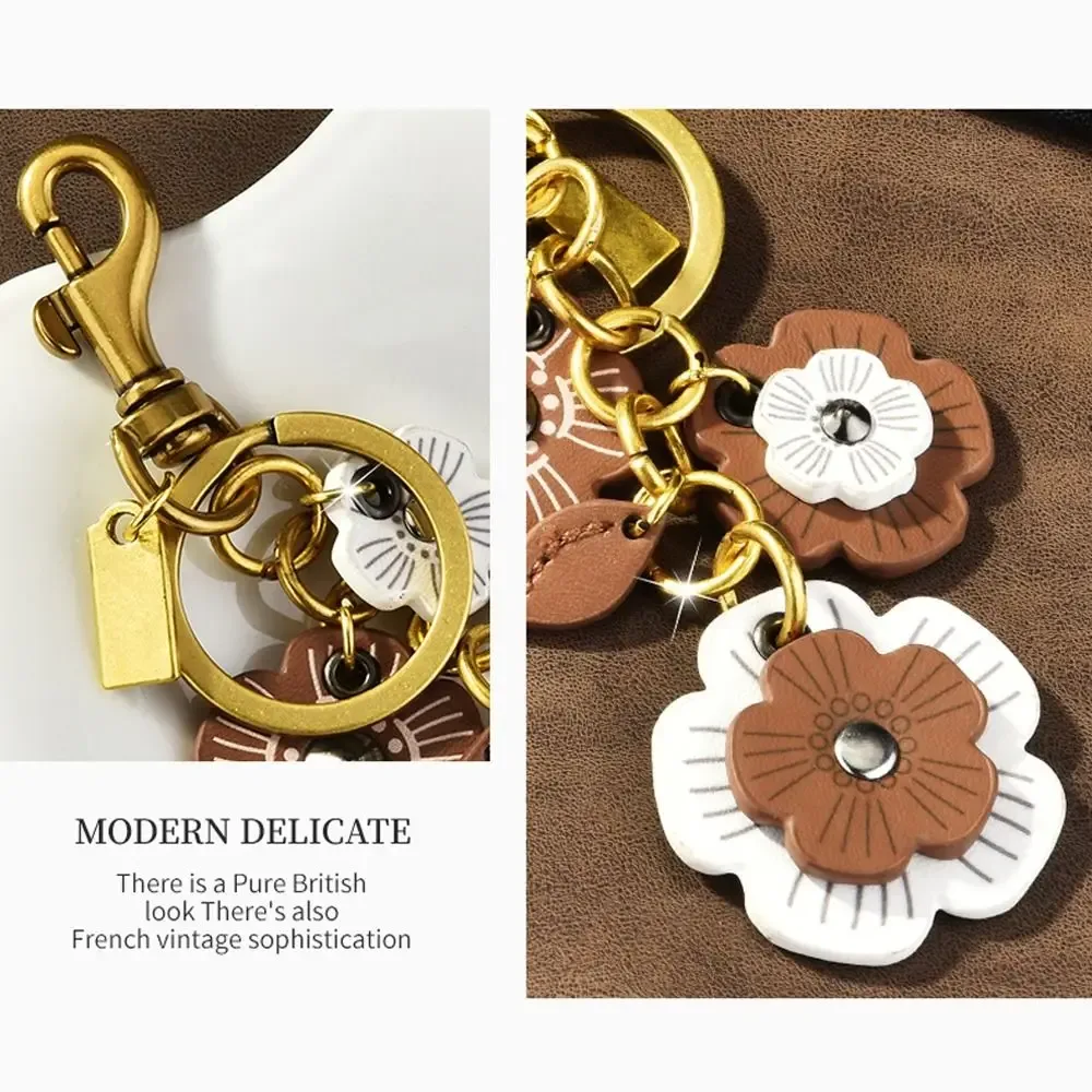nouveau sac rétro suspendus ornements élégant léger fleur porte-clés polyvalent sac à dos pendentif décoration pendentif