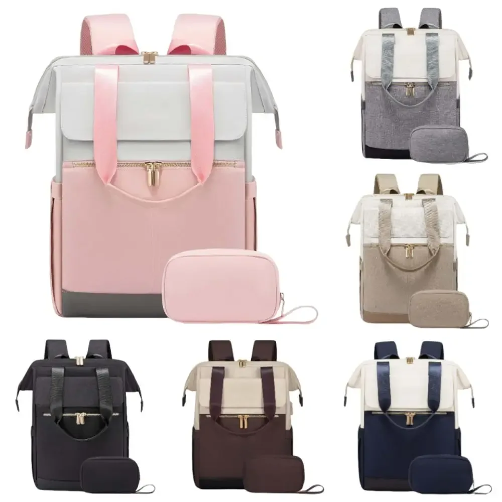 sac à dos de voyage grande capacité pour ordinateur portable, imperméable, multifonctionnel, sac à bandoulière pour maman, résistant à l'usure, léger