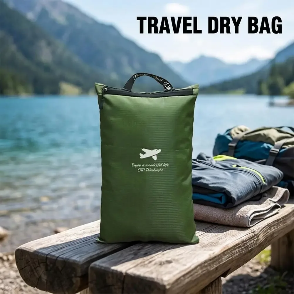 sac de rangement étanche, pochette de voyage, organisateur de bagages portable, pour la natation, la gym, le camping, la plage, sac de toilette pour vêtements