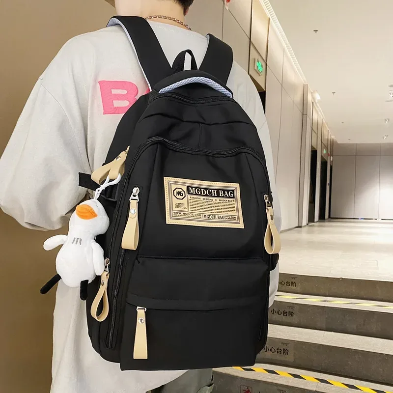 mode grand étudiant école sac à dos sac à dos filles garçons sac d'école haute capacité femmes sac à dos femme loisirs voyage mochila