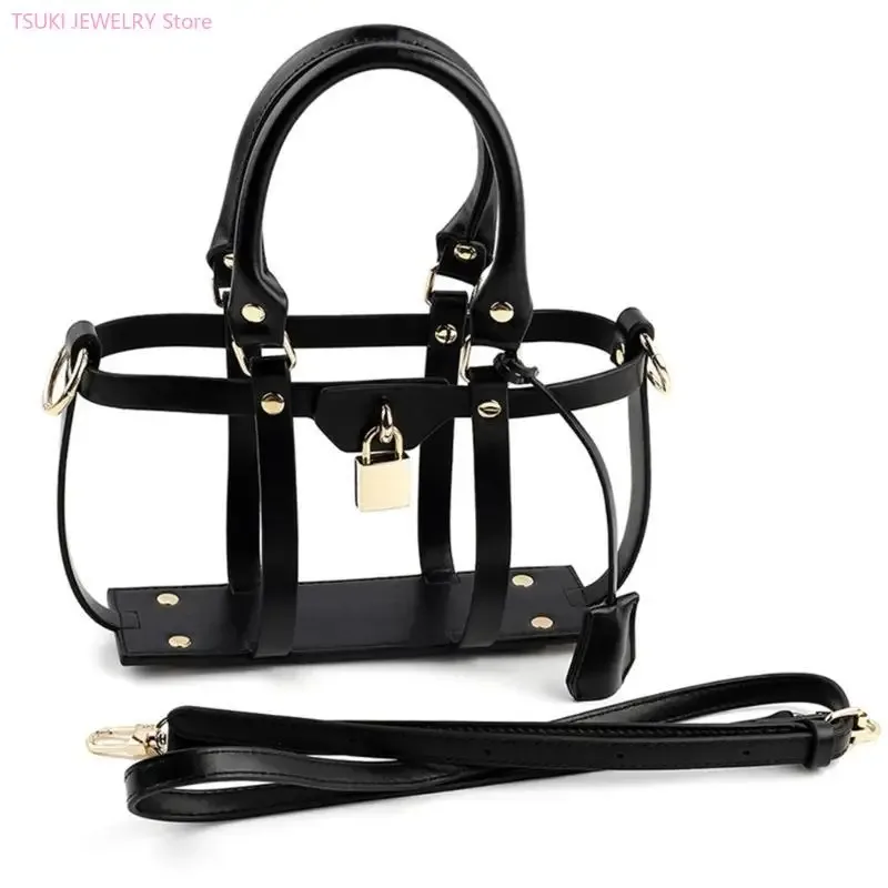 sac fourre-tout creux, ensemble de sacs messager avec bandoulière, pochette en pu pour sac à main, sac à bandoulière, accessoires de bricolage
