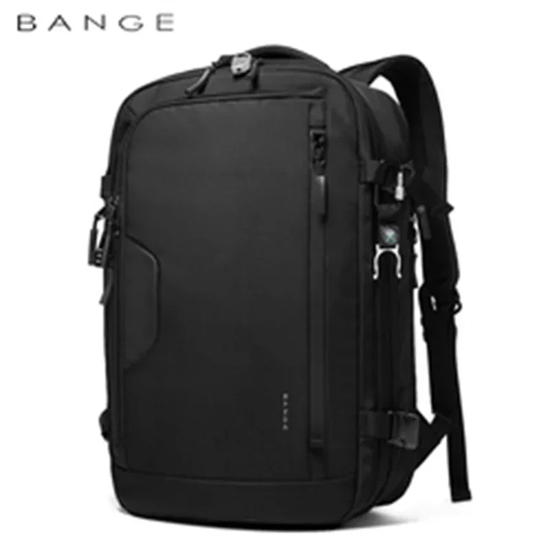 sac dos oxford université polyester noir bandes grises motif lettres grande capacité voyage extensible ceinture coussin air
