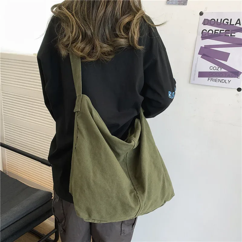 cgcbag 2024 sac à bandoulière femmes shopper toile sac fourre-tout femme solide simple grande capacité sacs à bandoulière femmes sacs à main de créateur