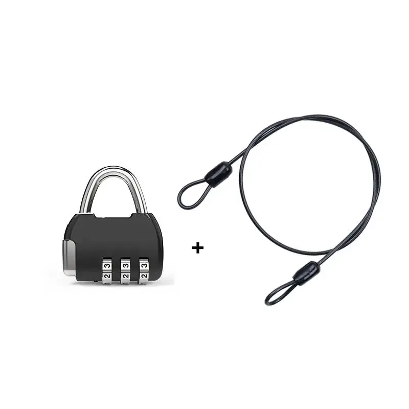 cadenas serrure tsa métallique argent doré bronze noir combinatoire réinitialisable manille robuste usage voyage