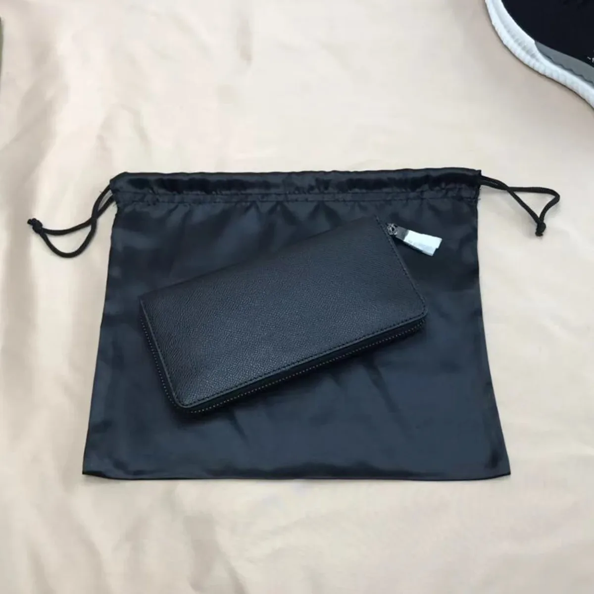 sac de rangement lisse noir de haute qualité, sac à poussière, bundle proximité wstring, protection de l'environnement, sac de rangement injsatin grill