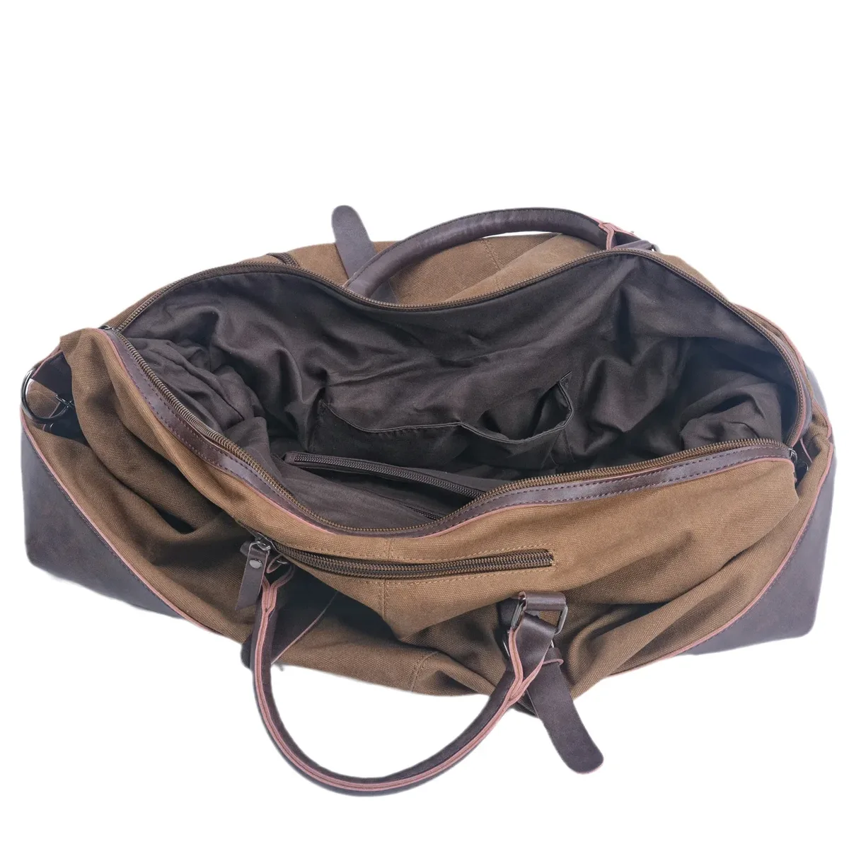 sac de voyage décontracté rétro européen et américain de grande capacité, sac messager en cuir pu et toile pour hommes, sac de sport fitness