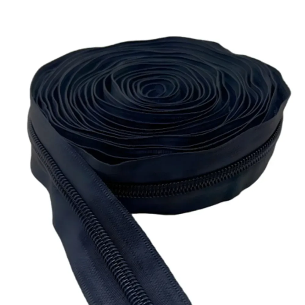 5 #   ruban de fermeture éclair en nylon arc-en-ciel sans curseur, 1-10m, fermetures éclair au mètre, kit de réparation de fermetures éclair pour sacs et fournitures