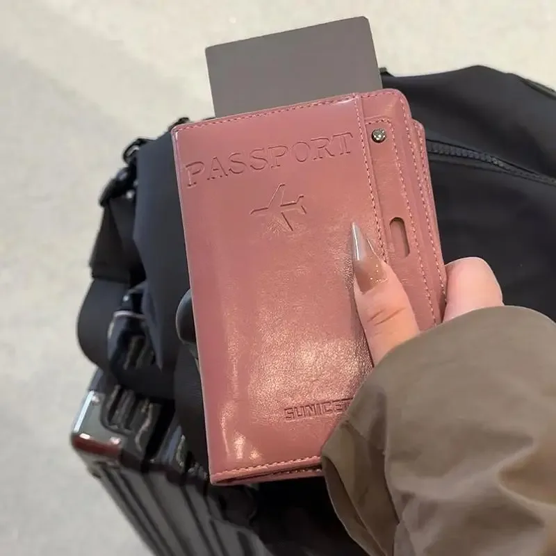 porte-passeport durable, étui pour documents de voyage, étui de protection pour passeport, sac pour femme, organiseur d'identité étanche