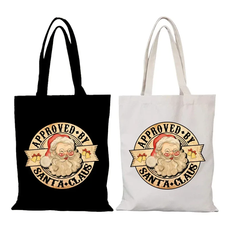 sac personnalisé cadeau du nouvel an sac à bandoulière pour femme sacs à main joyeux noël sacs en tissu sac de cours fourre-tout eco shopper femme