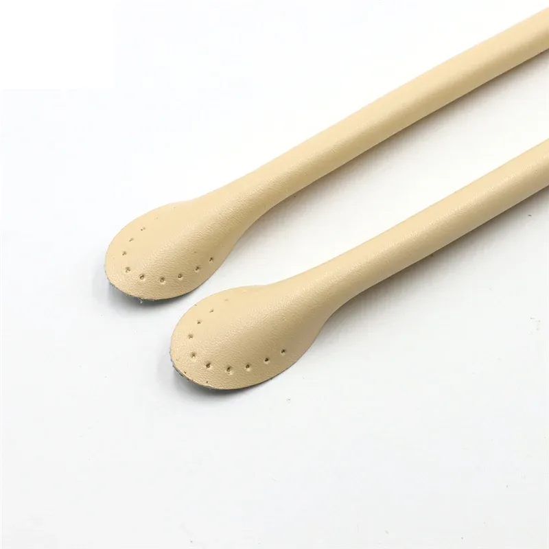 2 poignées en cuir de vachette durables de 40, 50, 60 cm, sangle détachable pour sacs à bandoulière, poignée en forme de feuille, sangle de remplacement diy faite à la main pour sac à main