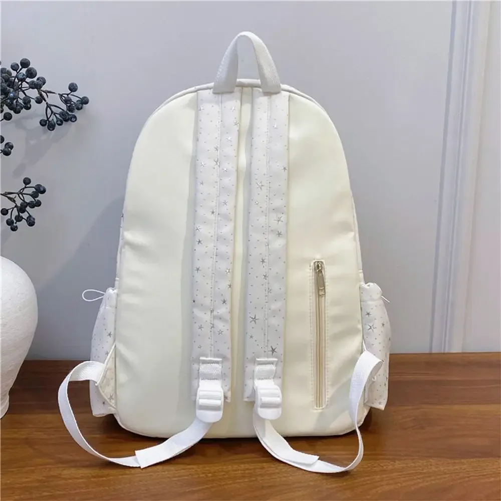 sac à dos japonais en tissu oxford, motifs étoiles, grande capacité, sac d'école multi-poches, sac à dos de voyage pour femme