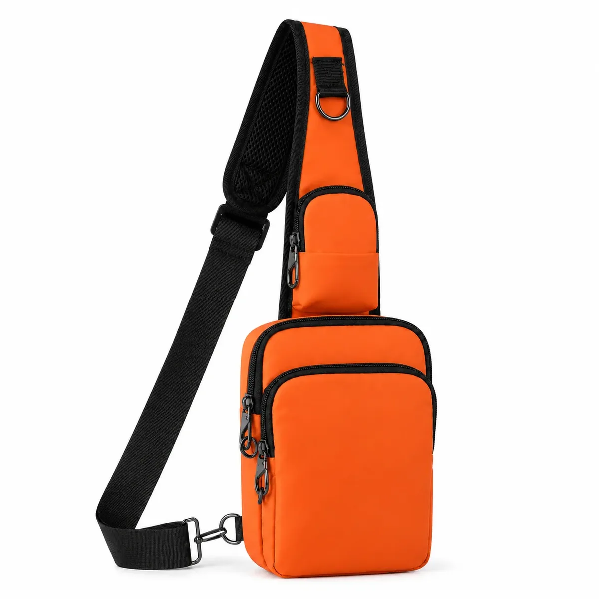 sac à bandoulière décontracté et tendance anti-rfid pour hommes, sac de poitrine sportif urbain, sac à épaule simple et léger pour les trajets quotidiens