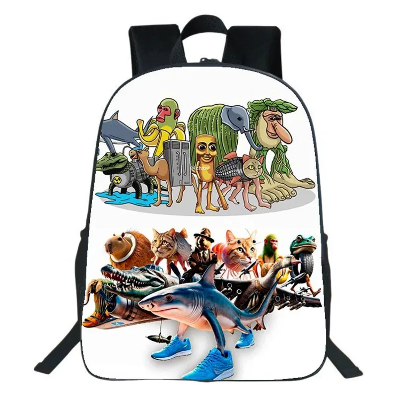 tung tung tung sahur cartables sahur sac à dos bombardinocrocodilo tralalelo tralala penbag bookbag pour étudiants sacs d'ordinateur