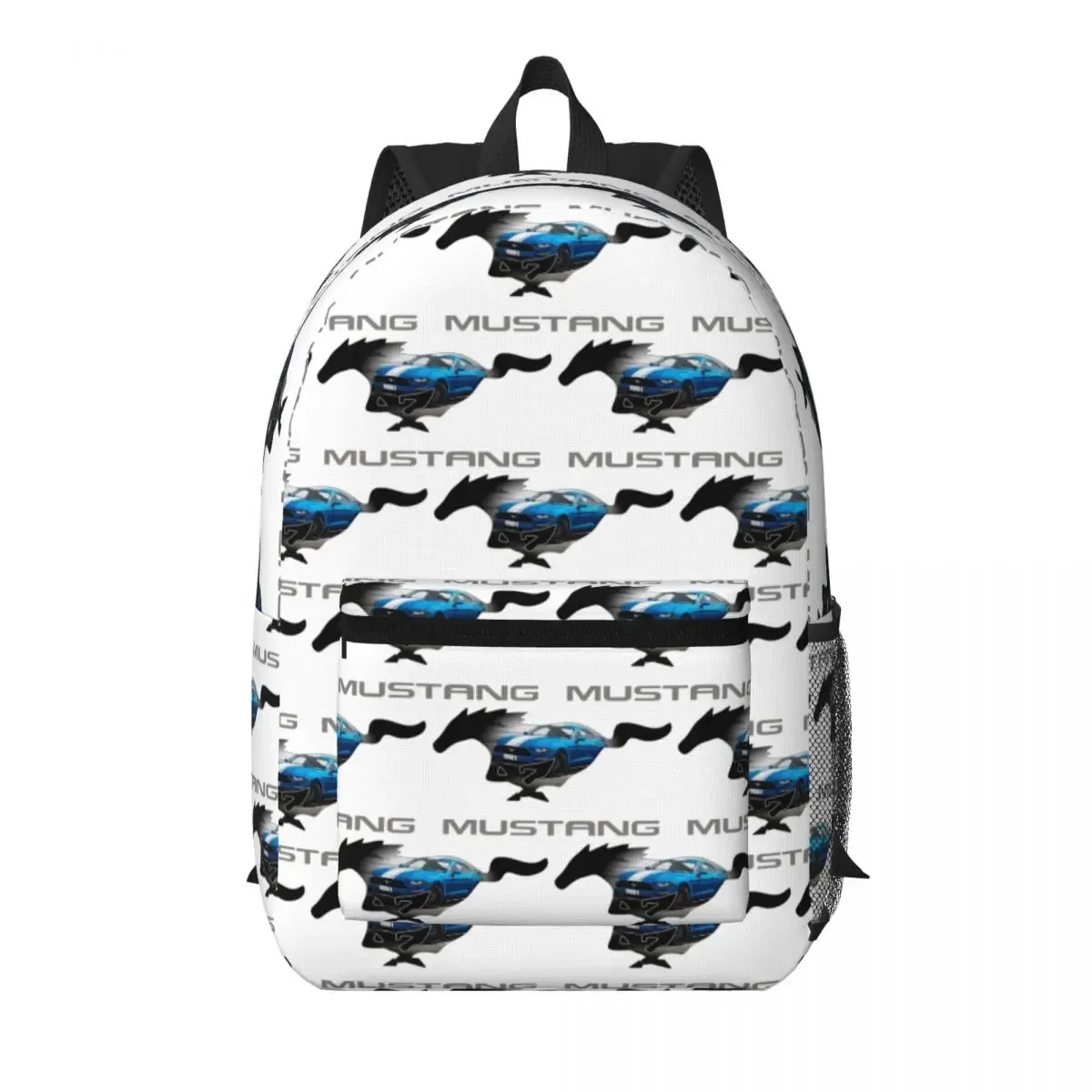 sac à dos d'école avec logo ford mustang pour étudiants, sac à dos de randonnée, de voyage, pour garçons et filles, sac à livres, sacs à bandoulière