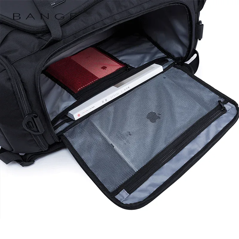 sac de sport bange pour hommes, sac à dos de voyage grande capacité, imperméable et anti-taches, sac de voyage pour hommes, bagages à main