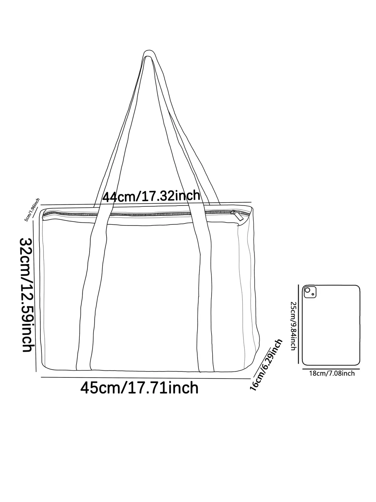 grand sac fourre-tout à imprimé cœur médical, sac à main à bandoulière, sac de rangement à larges sangles pour les voyages, la plage, le shopping, la salle de sport et les trajets quotidiens