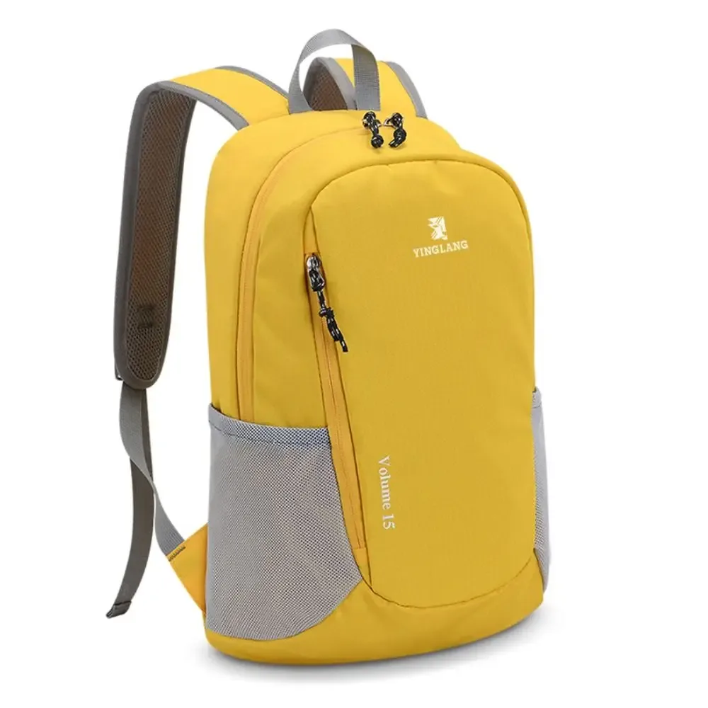 sac de camping en nylon 15l, grande capacité, ultraléger, sac à dos de sport, sac à dos de randonnée décontracté et portable pour l'extérieur