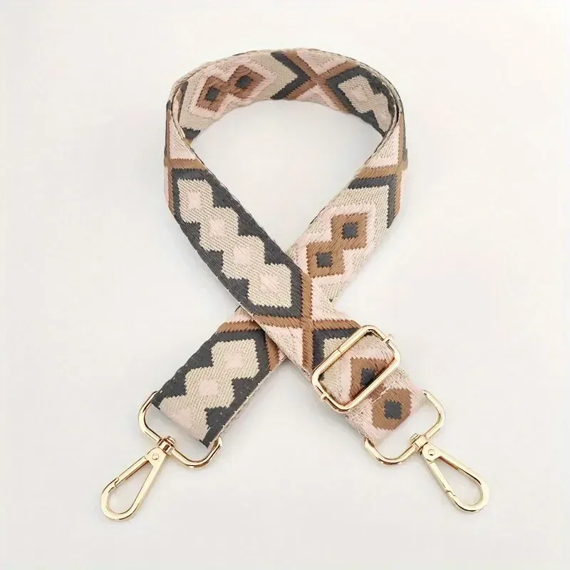 ike marti-sac à bandoulière en nylon et coton pour femme, plusieurs sangles colorées, accessoires de sac initiés, ceinture réglable