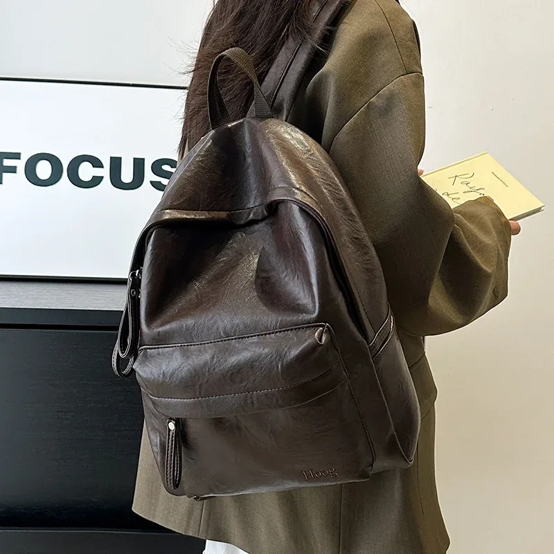 mode femmes sac à dos en cuir souple femme sac à dos en cuir pour femmes sacs à dos sac d'école dames voyage sac à dos pour ordinateur portable mochilas