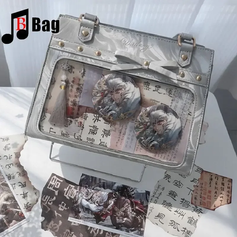 sac d'uniforme de cosplay japonais lolita jk pour femmes, magnifique sac à bandoulière, sac à bandoulière portable, sacs ita pour sous-culture