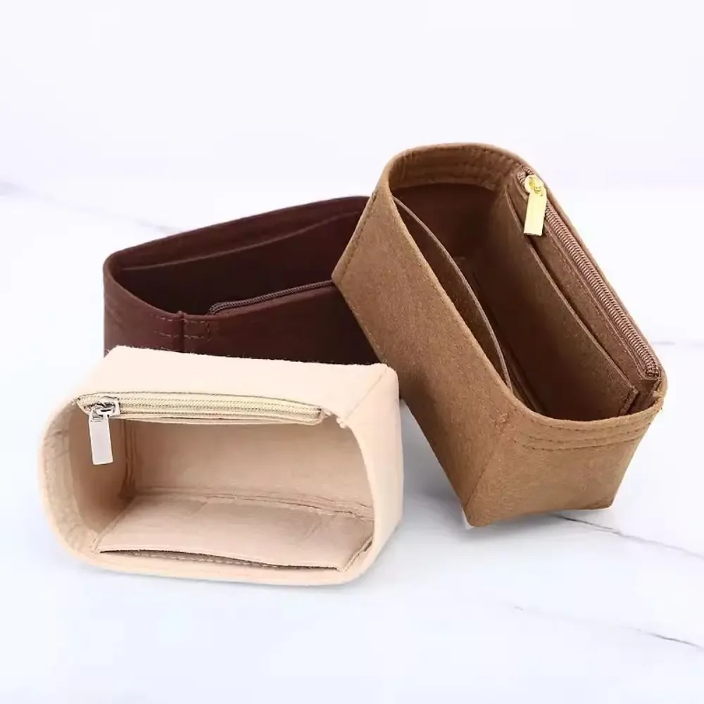 Organisateur de sac à main en feutre, insert de sac, support de rangement, doublure de sac, organisateur portable pour LV Nice Nano/Mini/BB/Vanity
