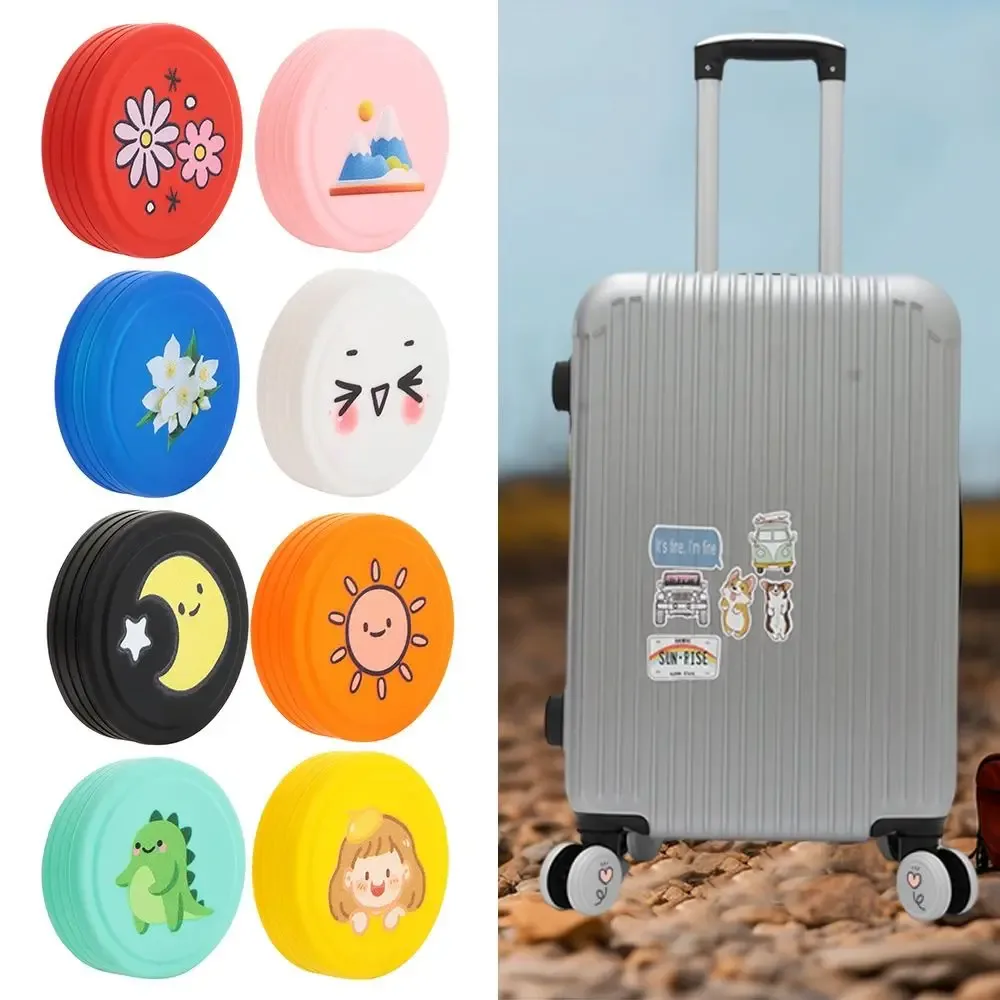 housse de protection pour roues de bagages en silicone, antidérapante, réduit le bruit, roulettes pour bagages, chaussures, réduit l'usure des roues, absorption des chocs