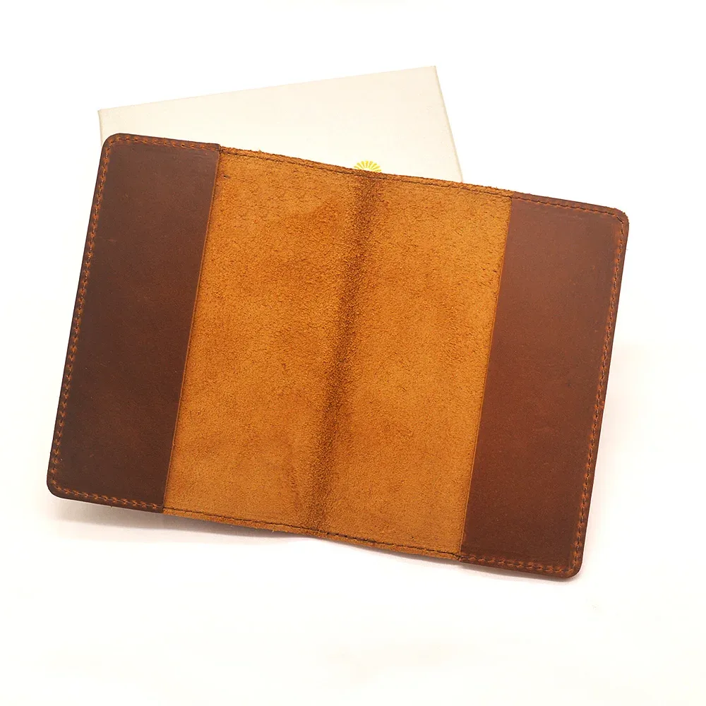 couverture de passeport en cuir véritable portugais rétro en cuir de vache porte-passeport portugais étui à passeport unisexe portefeuille de voyage passeport