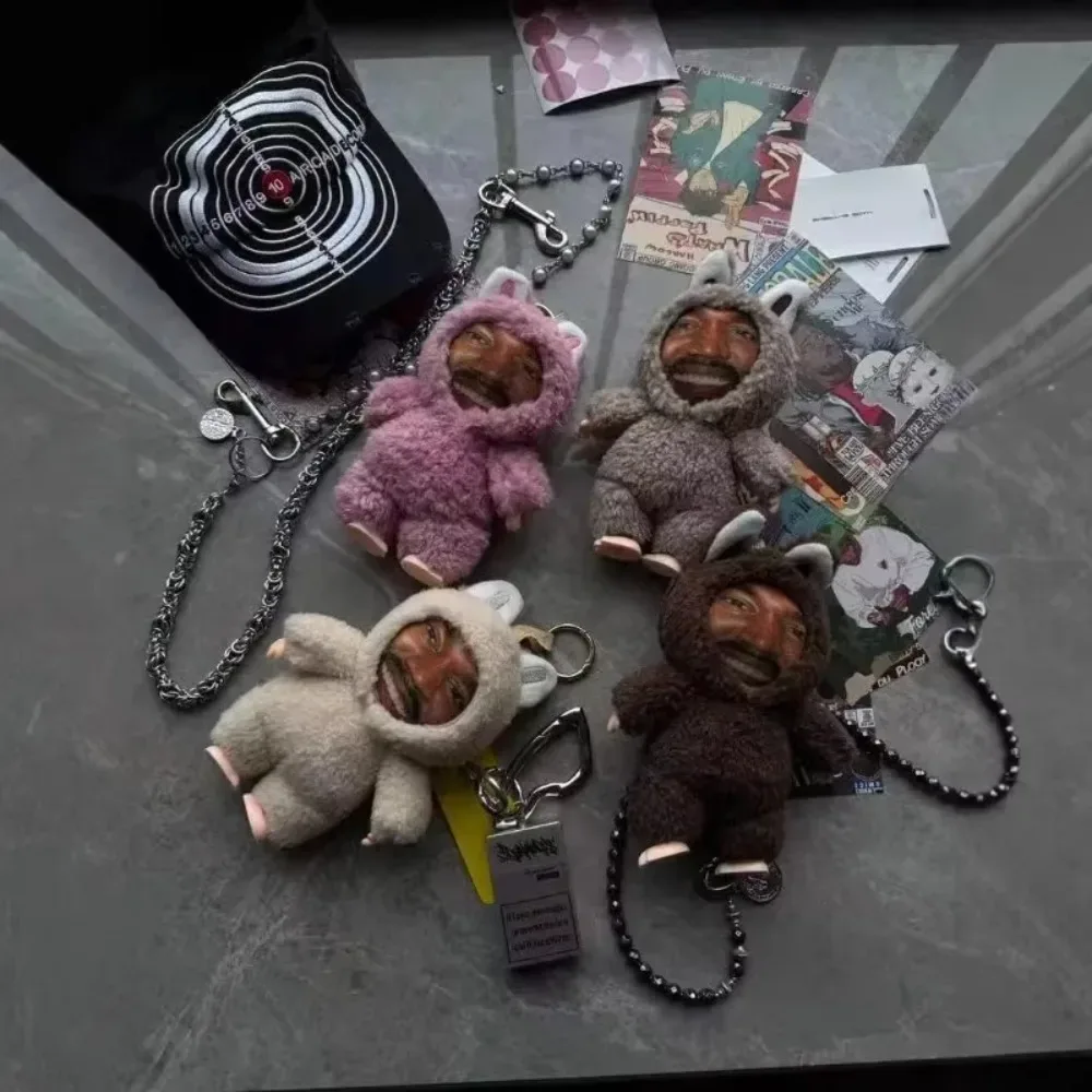 porte-clés hilarant ye meme, pendentif en peluche layeye, star du basketball, accessoire de sac amusant pour rappeur, cadeaux pour fans et sacs à dos