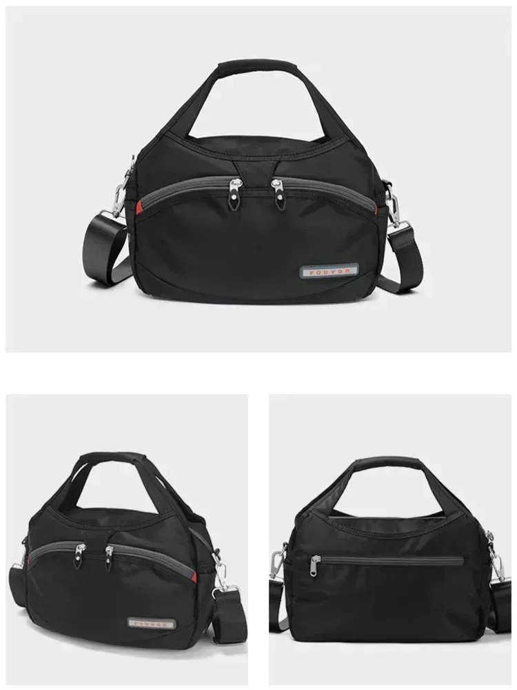 fouvor femmes sac en nylon 2025 nouvelle mode grande capacité sacs à bandoulière oxford sac à main dames décontracté voyage toile fourre-tout 2587-10
