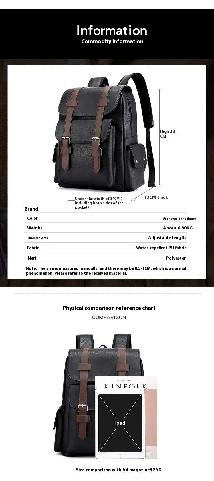 grand sac à dos pour ordinateur portable pour hommes sac à dos de travail en pu sac à dos de voyage sac à dos d'affaires sac à dos d'ordinateur universitaire pour femmes