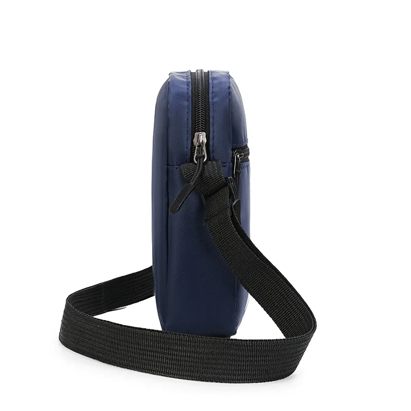 sac à bandoulière oxford décontracté pour hommes – pochette pour téléphone unisexe avec sangle réglable (sac de taille et sac de poitrine de voyage)