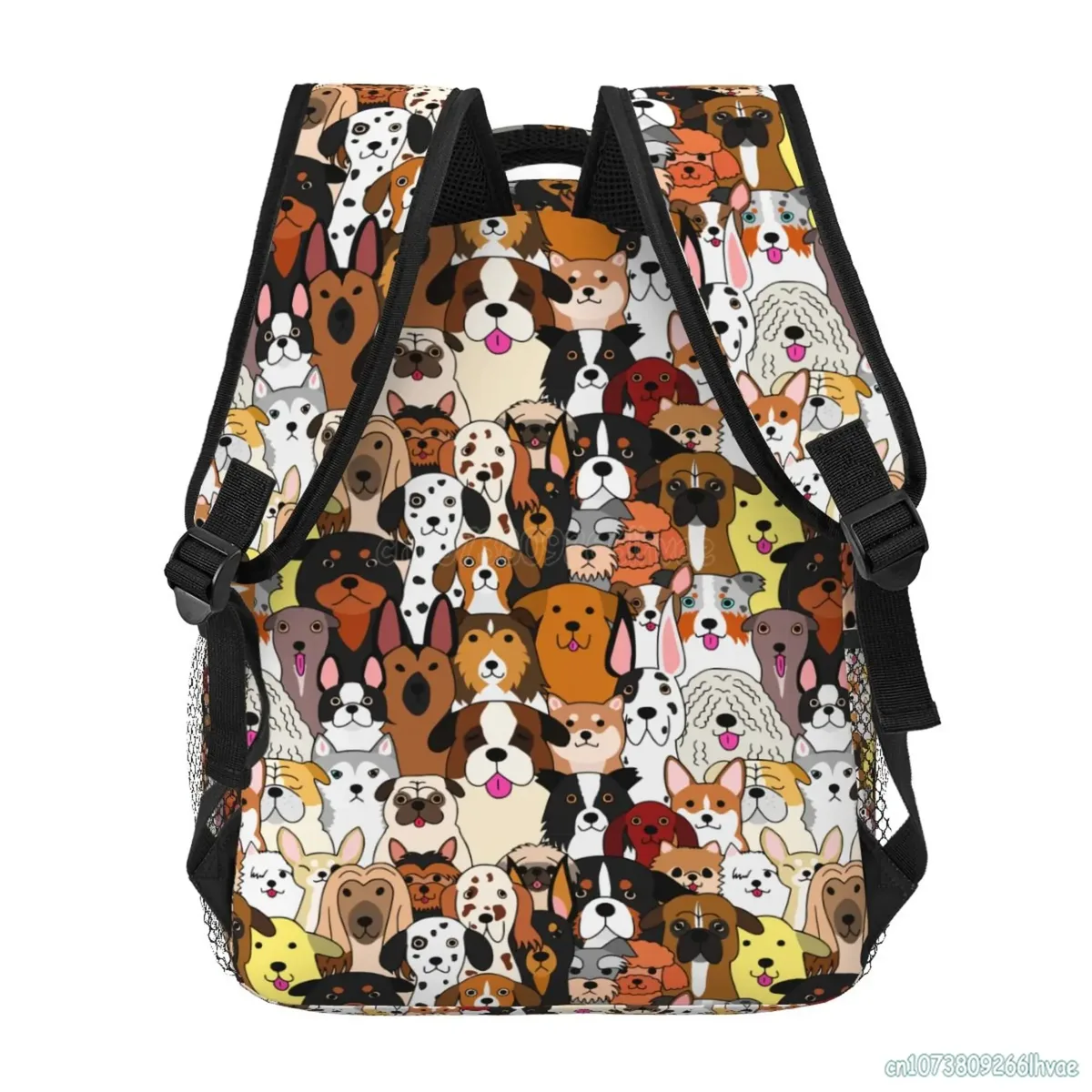sac à dos de chien de dessin animé mignon, cartable drôle, sacs à dos d'école, sac pour ordinateur portable léger, voyage, randonnée, sac à dos étanche