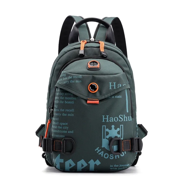 sac à dos de haute qualité pour hommes, petit sac à dos de voyage à la mode en nylon, sac d'école décontracté pour adolescents, sac à bandoulière mochila