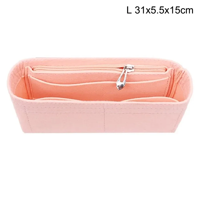〔ys1〕1pc organisateur de sac en feutre, organiseurs de maquillage, doublure parfaite pour les sacs à main de marque pour femmes et les trousses de maquillage