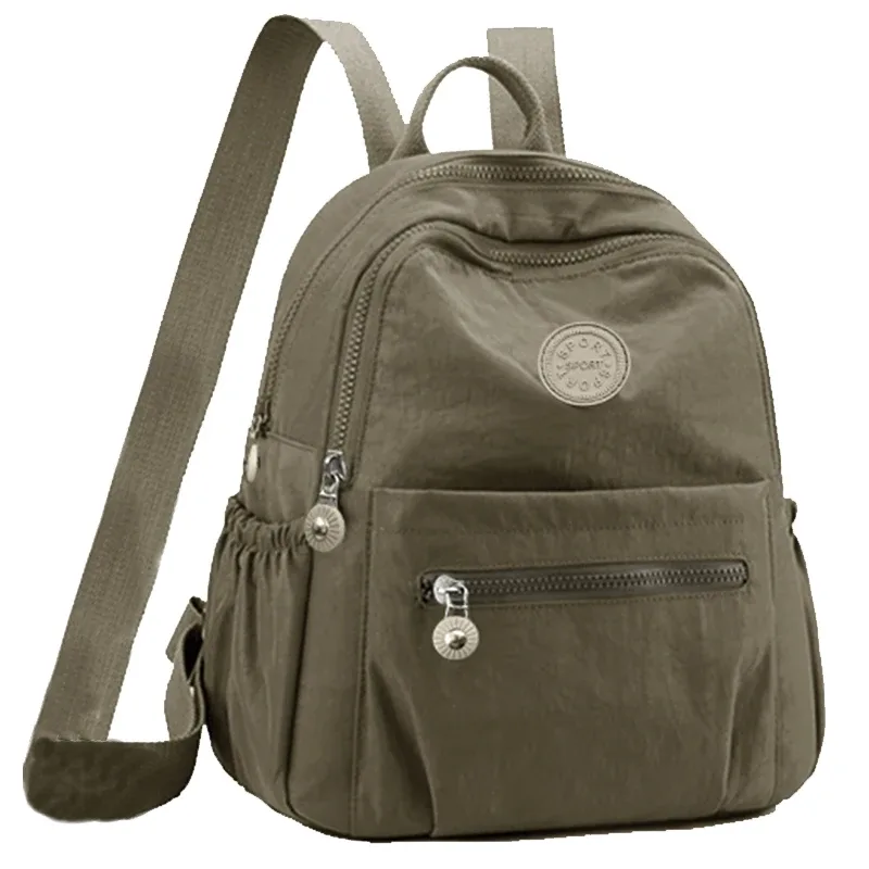 sac à bandoulière double, en tissu oxford à la mode, sac pour hommes et femmes, en nylon, sac à dos décontracté pour faire les courses.