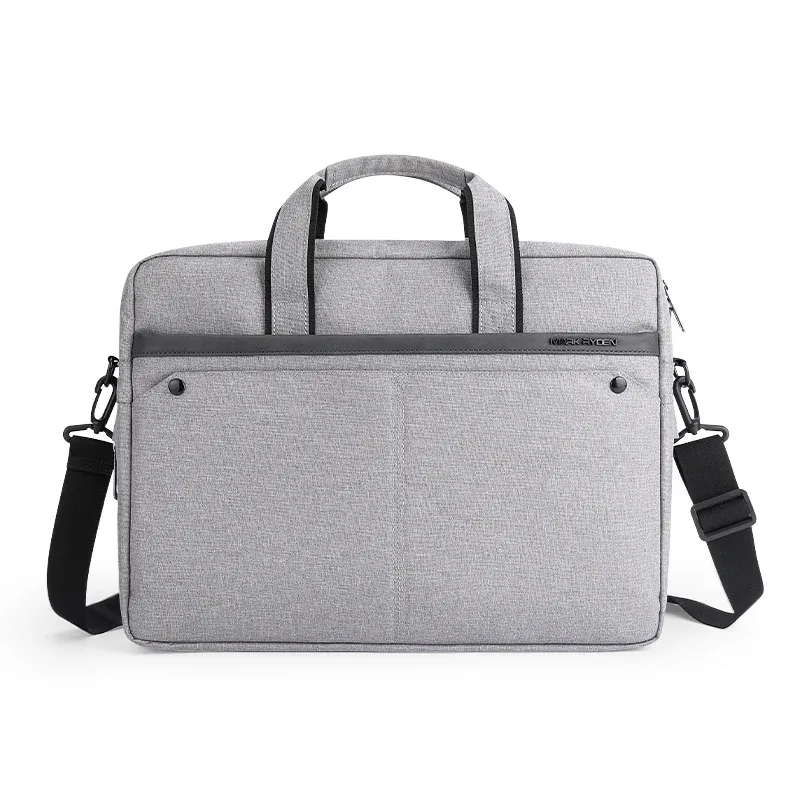 mark ryden porte-documents pour ordinateur portable en tissu oxford résistant à l'eau, sac à main professionnel extensible de 14/15,6 pouces