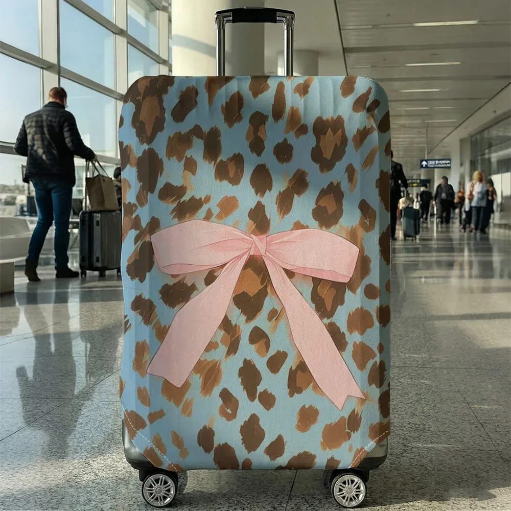 housse de protection pour bagages à motif animal, ensemble adapté aux housses de bagages de 18 à 32 pouces, housse de poignée de valise, accessoires de voyage