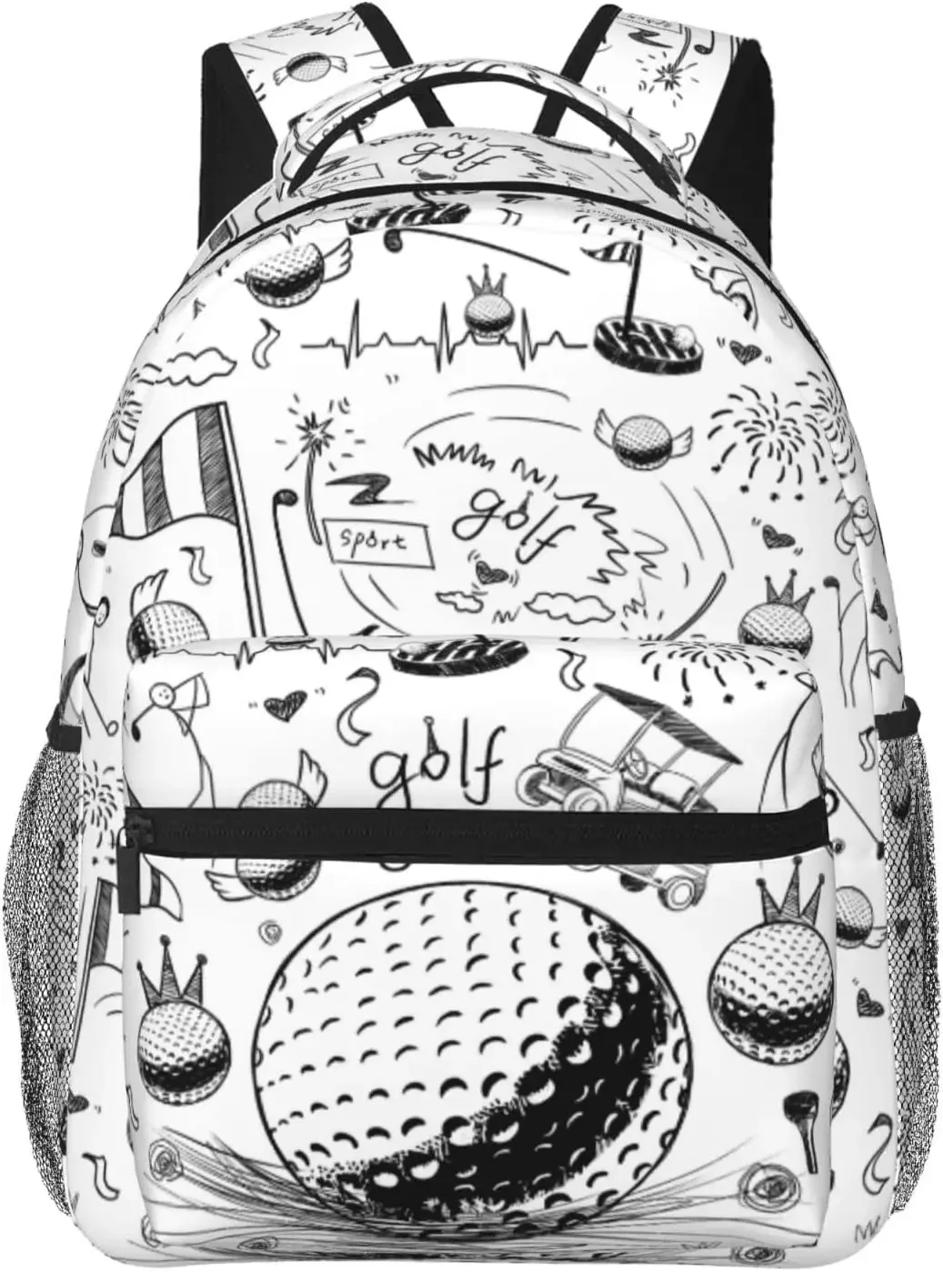 sac à dos d'école de football imprimé en 3d, cartable de balle léger, sac à dos de sport décontracté, sac de voyage de football, 16 po