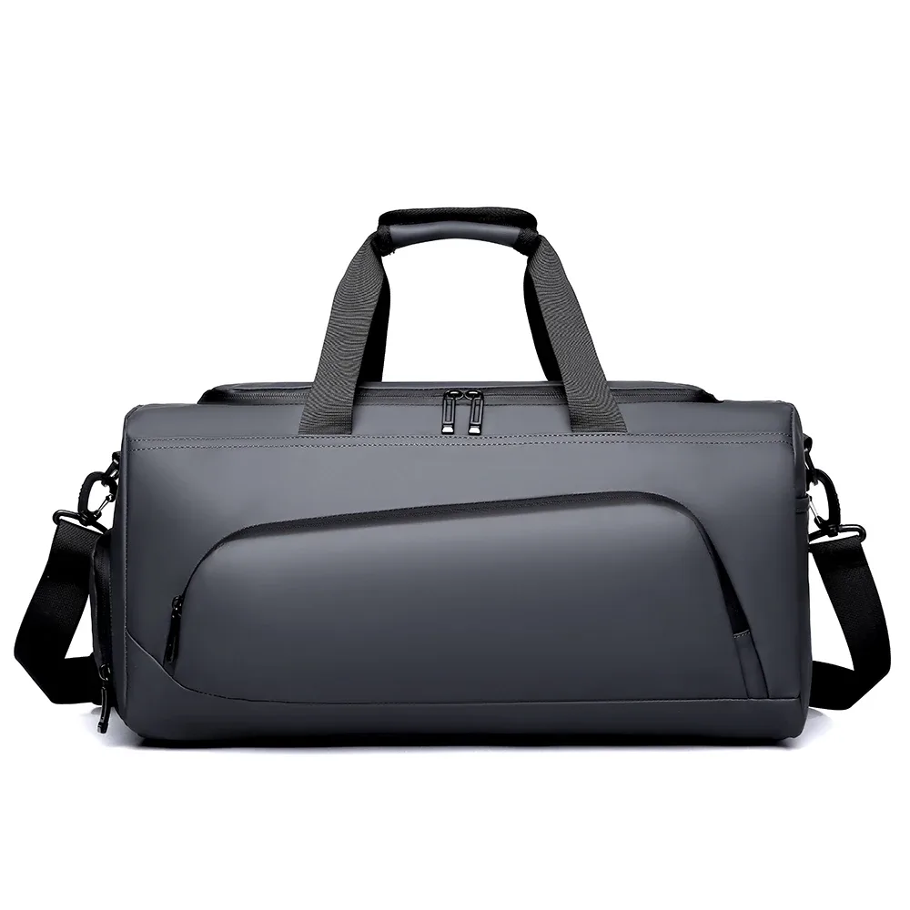 sac de sport, sac à main de grande capacité, sac de voyage portable, multi-compartiments avec rangement pour chaussures, parfait pour les vacances