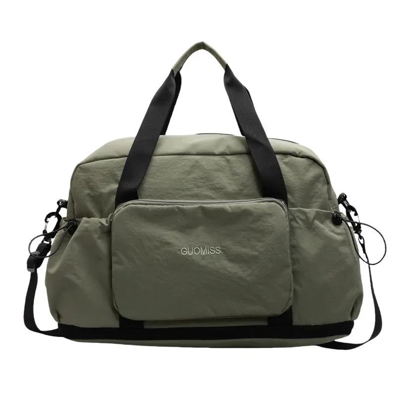 sac de voyage pliable à grande capacité pour les courts séjours, bagage d'affaires, sac de rangement à bandoulière, sac de sport en tissu oxford