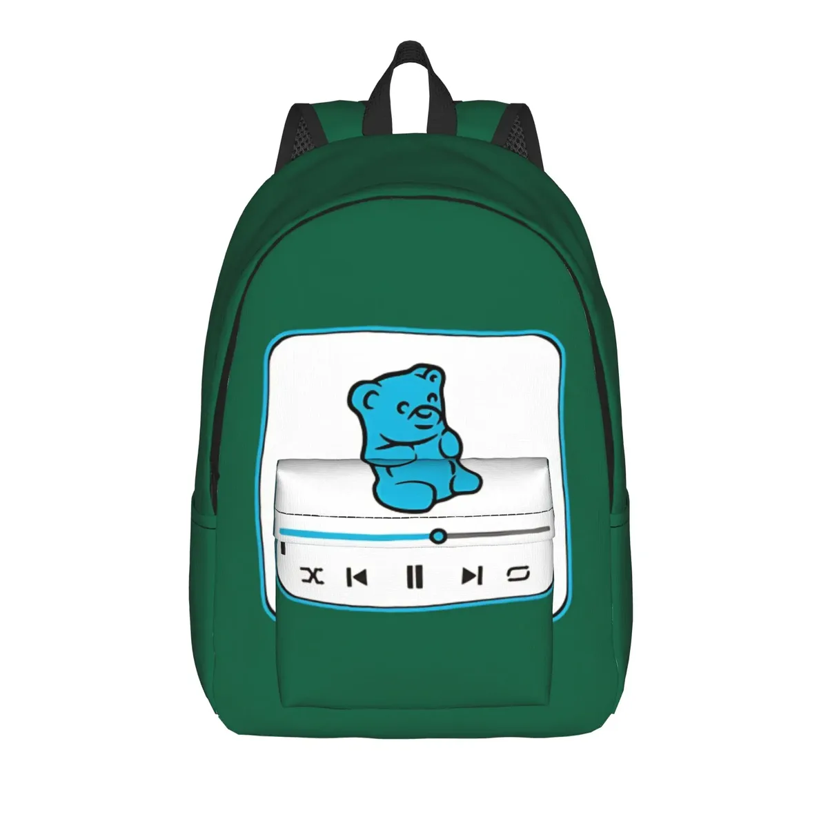 sac à dos tendance pour étudiants, motif oursons gélifiés fruités, idéal pour la rentrée scolaire