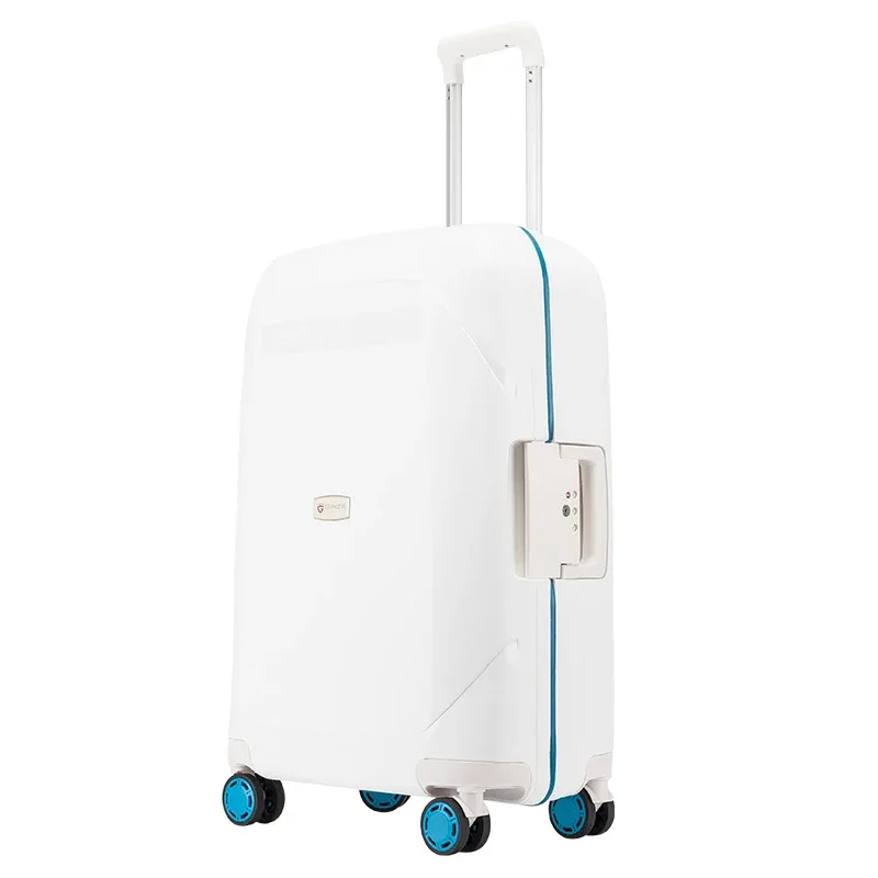 valise à roulettes ultralégère, 100% pp, anti-grattage, bagage à roulettes, spinner, valise de voyage rigide, 20 po, 24 po, 28 po