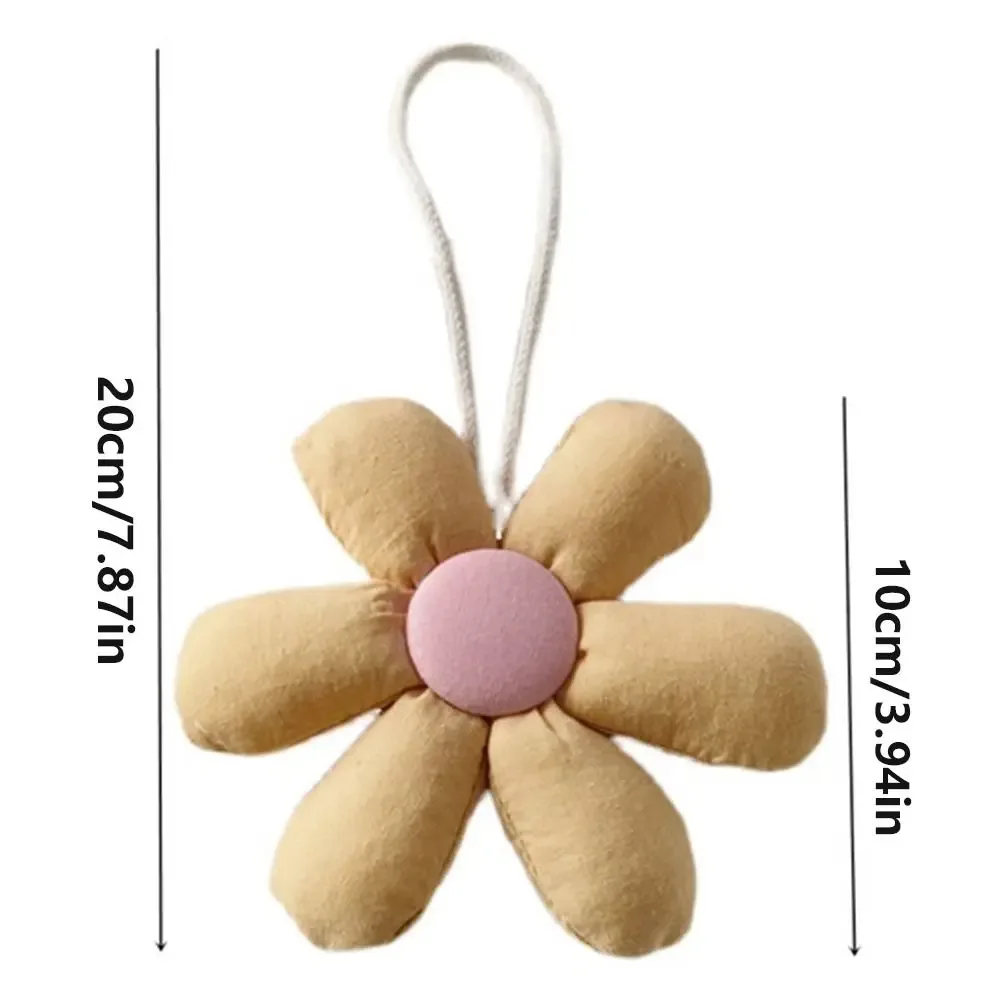 lanière florale en peluche de style coréen, sac à dos frais, breloques de sac à pendentif, accessoires d'allumette, décoration de fleur de gril