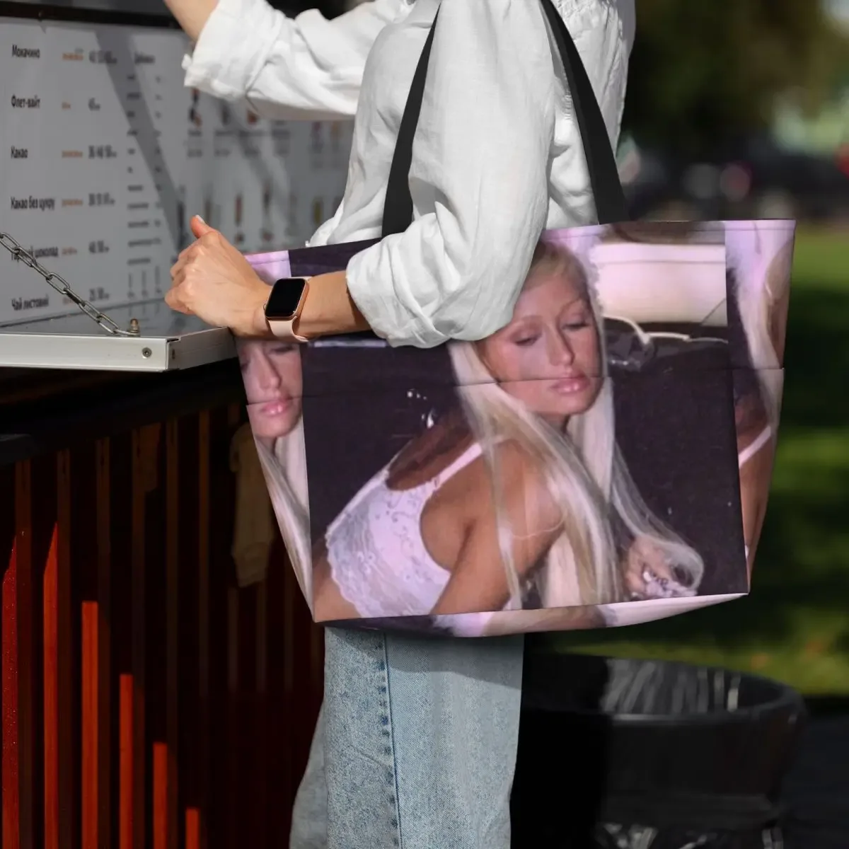 paris hilton plage sac fourre-tout sport gym yoga duffle grand sac fourre-tout femmes sac de voyage sac de fitness
