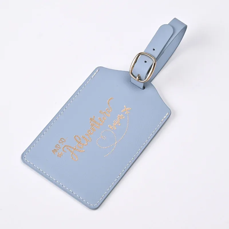 étiquette de bagage de voyage en pu, nouveau modèle de lettre, étiquettes de carte d'embarquement, étiquette de valise, accessoires de voyage, 2024