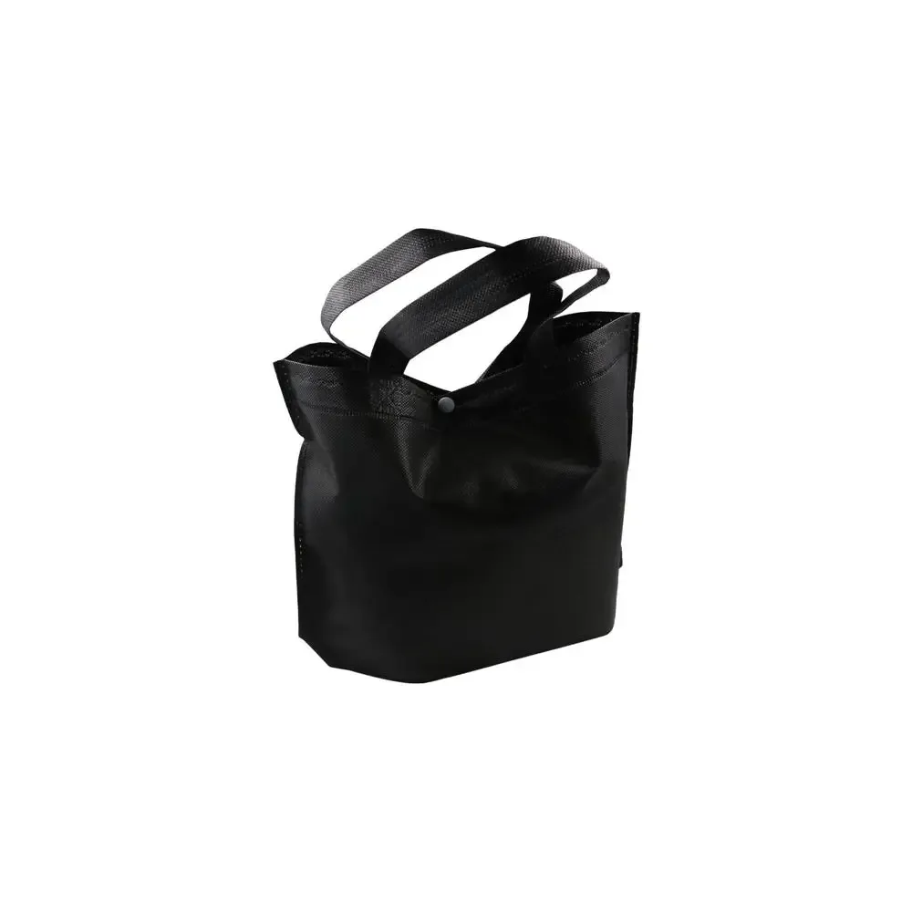 Sac fourre-tout réutilisable en toile écologique, pliable, en tissu non tissé, pour courses et rangement