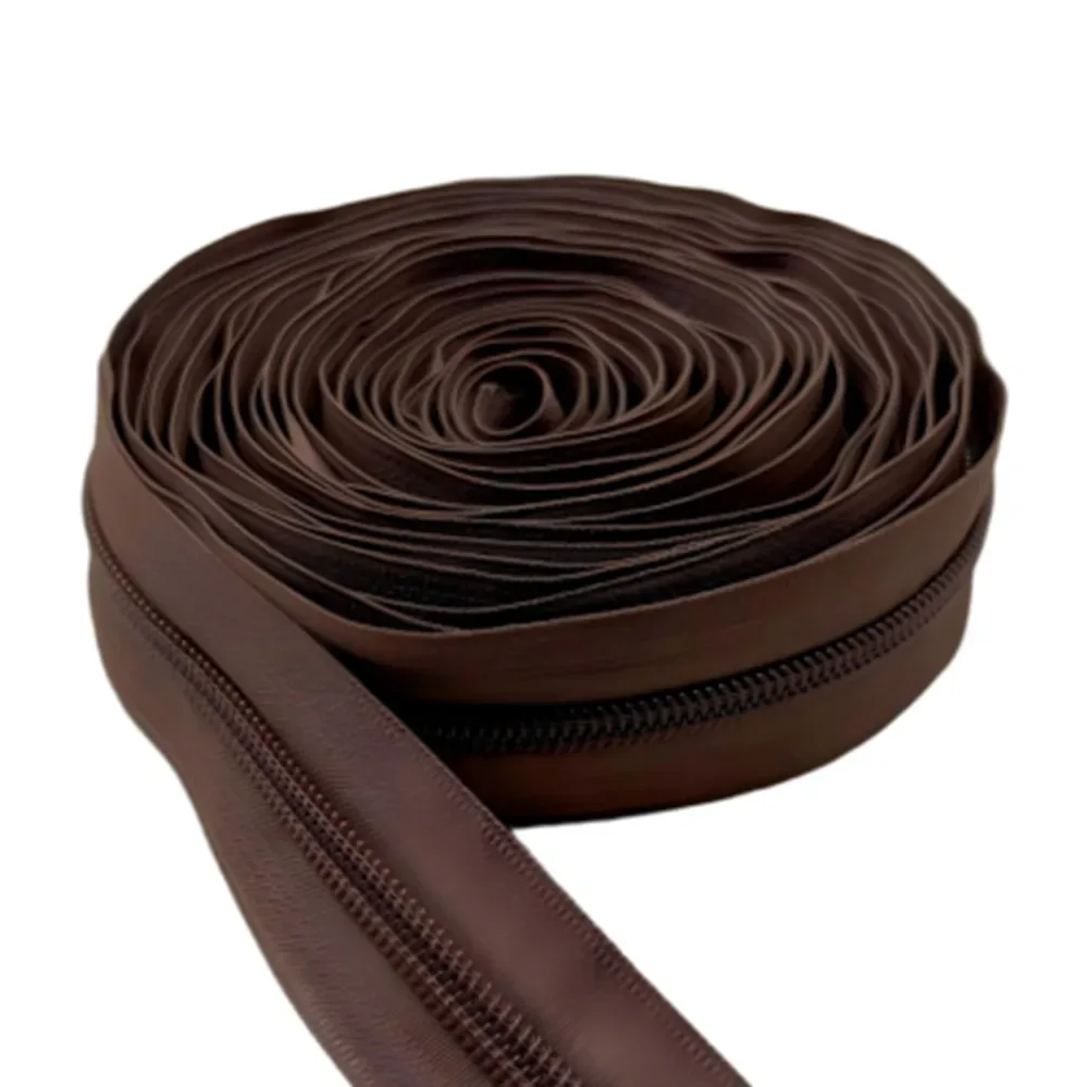 5 #   ruban de fermeture éclair en nylon arc-en-ciel sans curseur, 1-10m, fermetures éclair au mètre, kit de réparation de fermetures éclair pour sacs et fournitures
