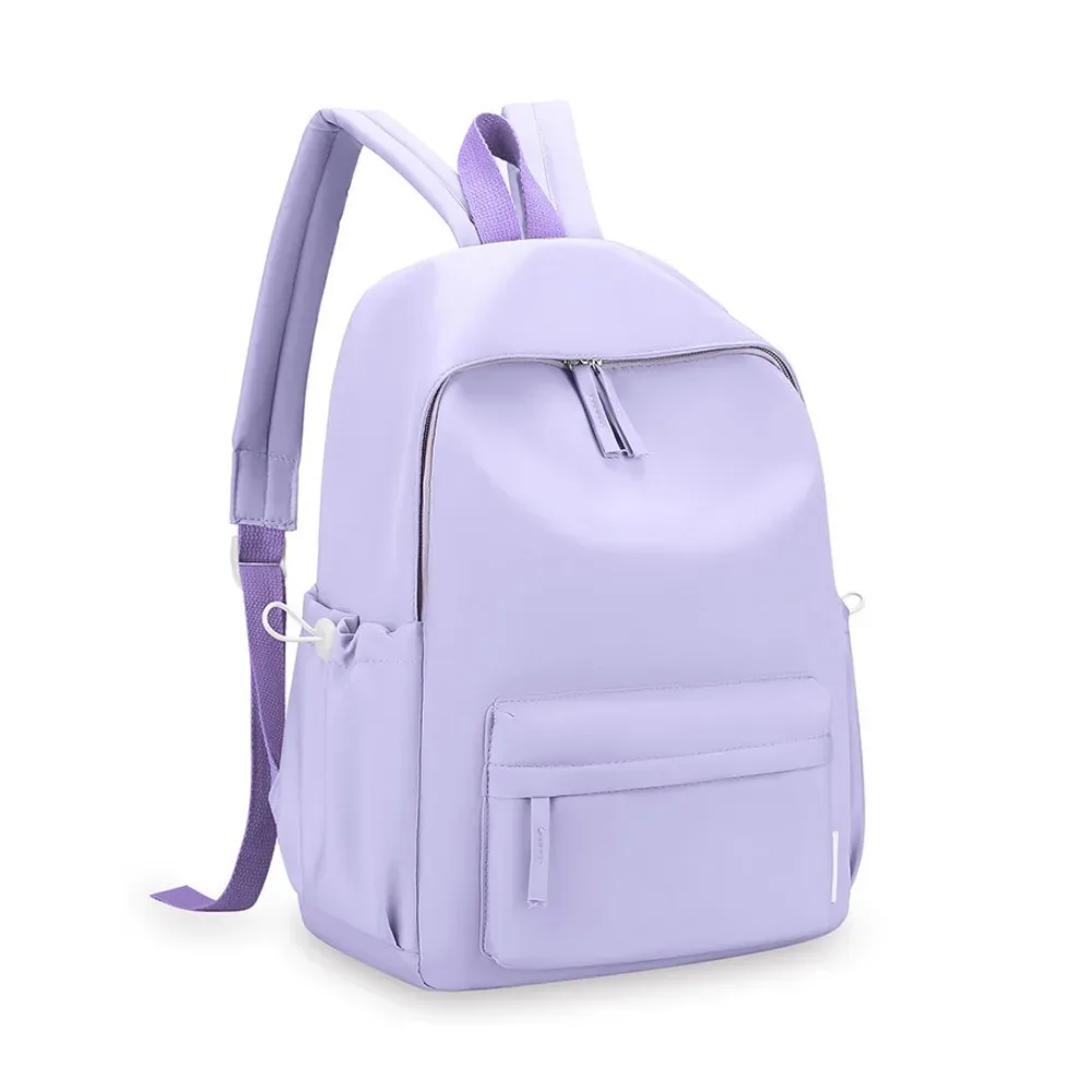sac à dos portable de petite taille, couleur unie, style coréen, sac à main, sac à bandoulière pour étudiant, sac à dos décontracté de couleur unie pour homme